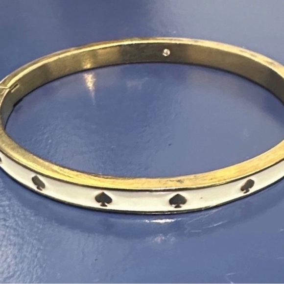Kate Spade Gold and White Spade Bracelet - Picture 2 of 8